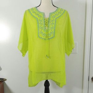 Paula Deen Blouse Bathing Suit Cover up